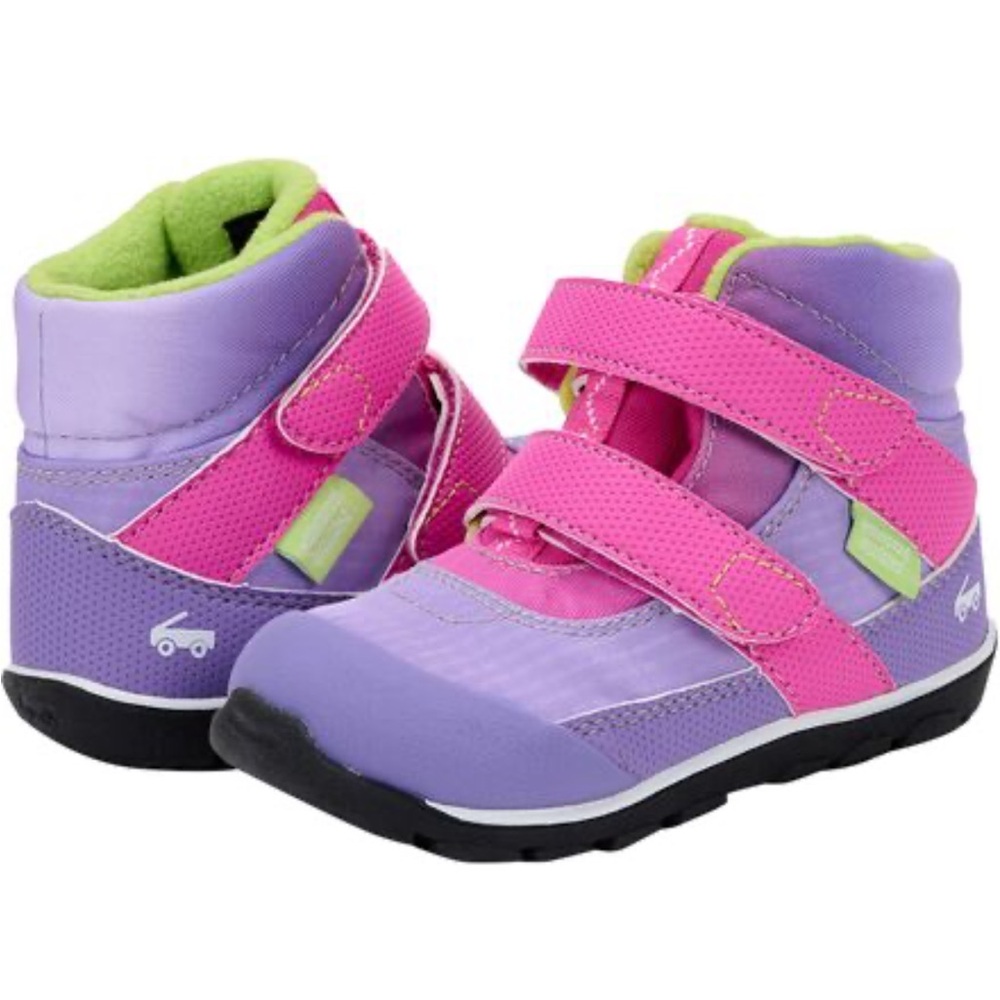 NEW See Kai Run Atlas II Toddler Girl Waterproof Insulated Boots 4 Pink Shoes